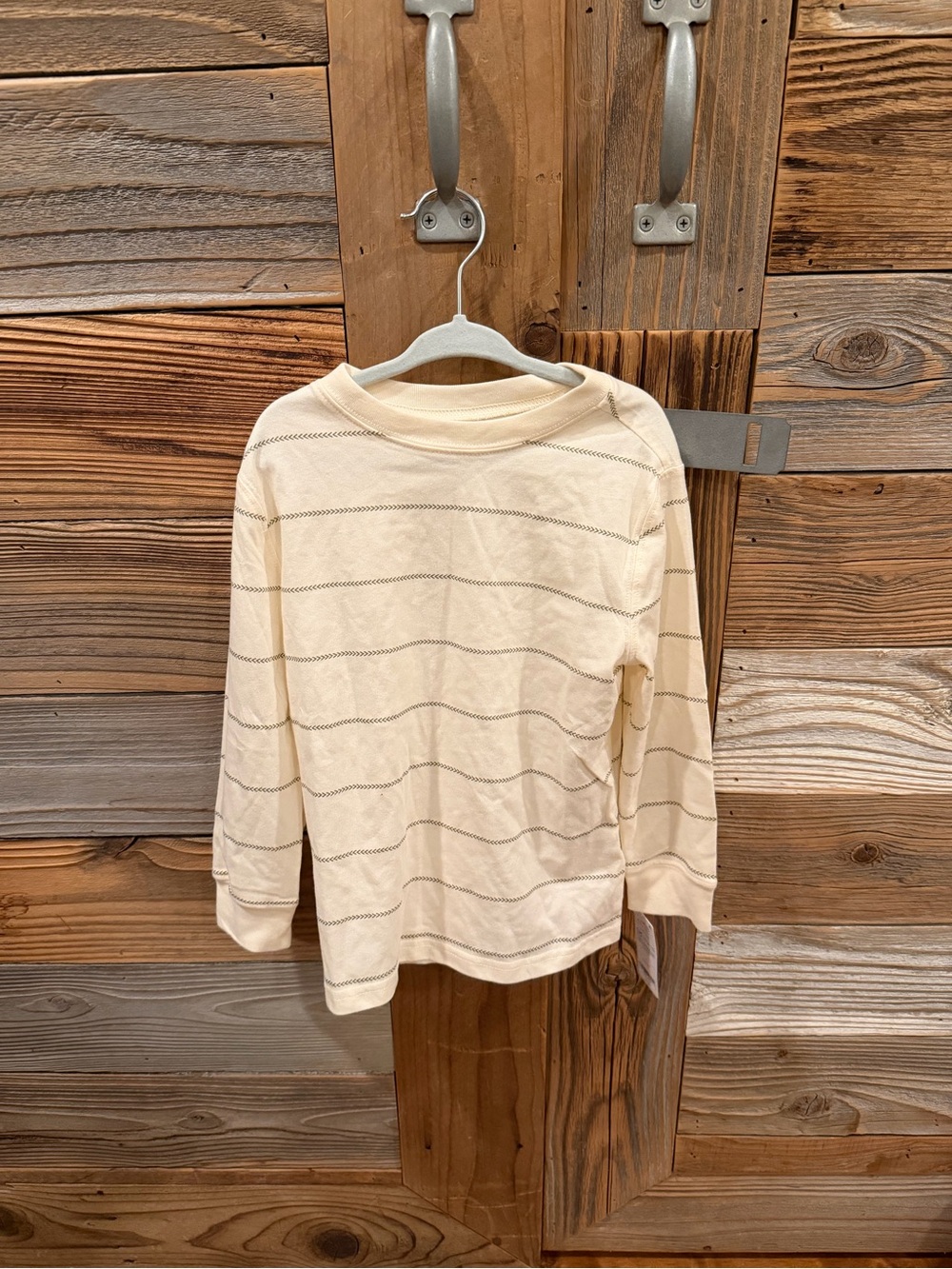 Carter's Cream Long Sleeve Stripe Top